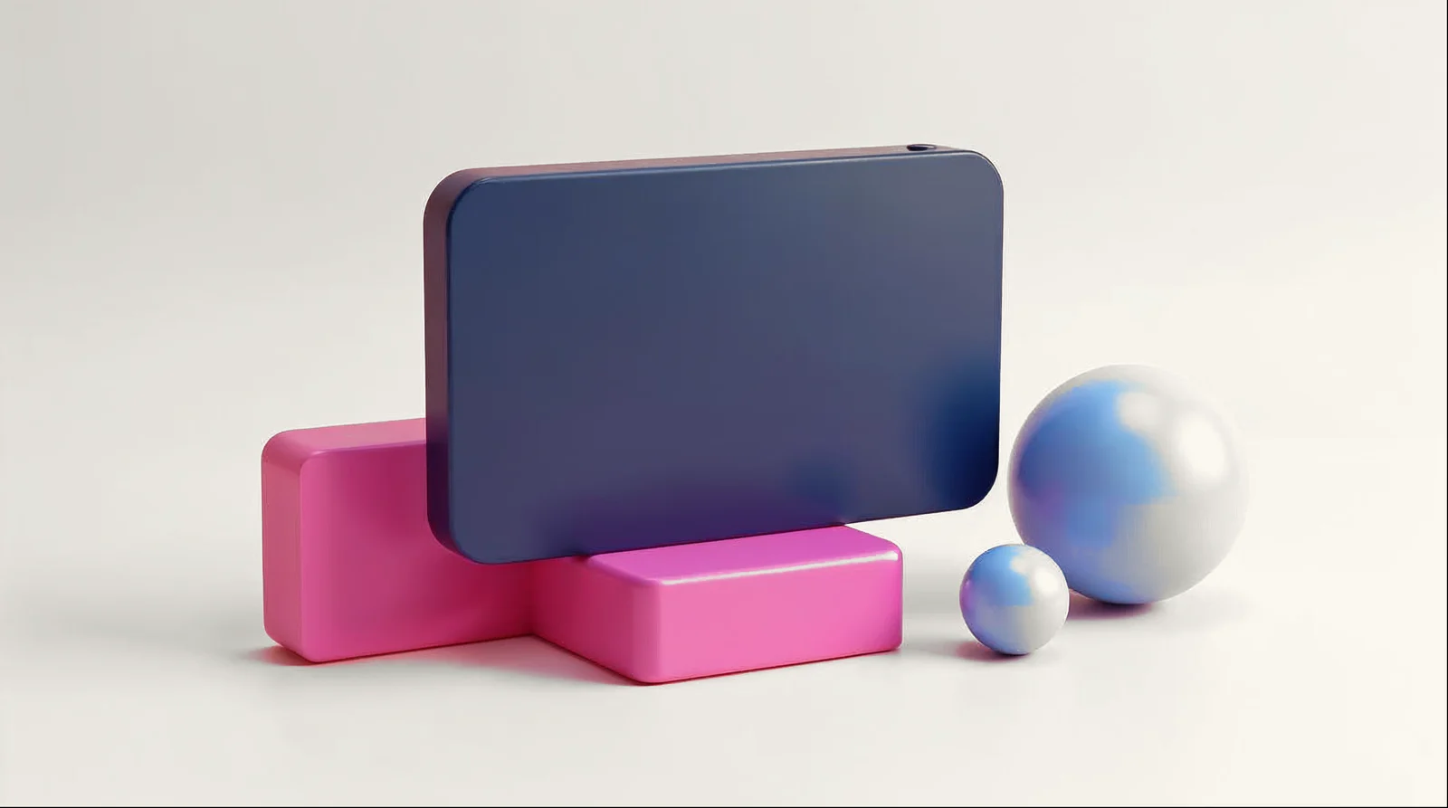 Ilustração abstrata em 3D representando o tema do artigo, nas cores da AlphaMed