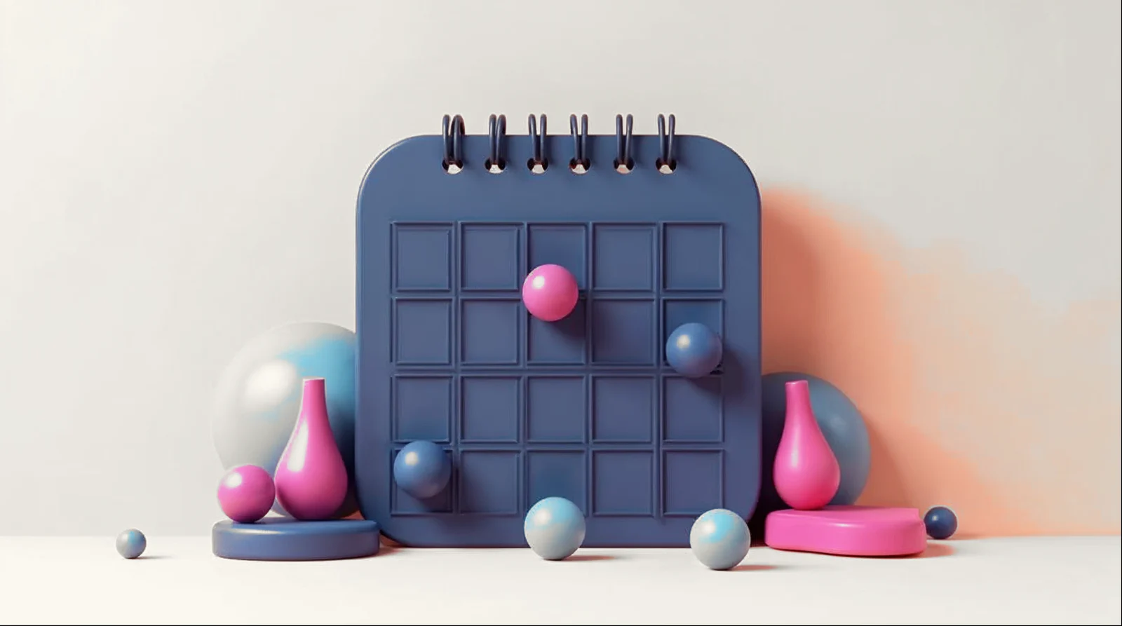 Ilustração abstrata em 3D representando o tema do artigo, nas cores da AlphaMed